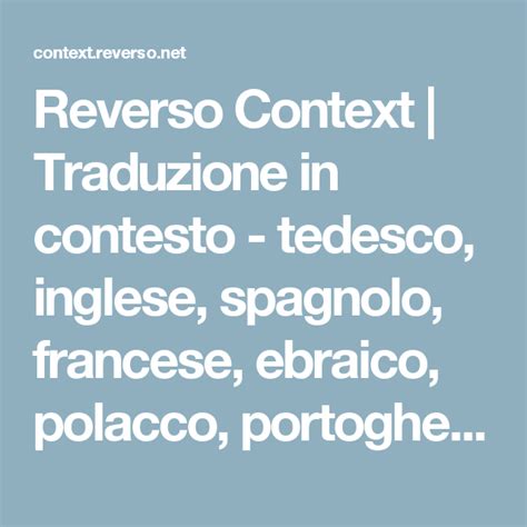 tedesco traduzioni|reverso in context italiano tedesco.